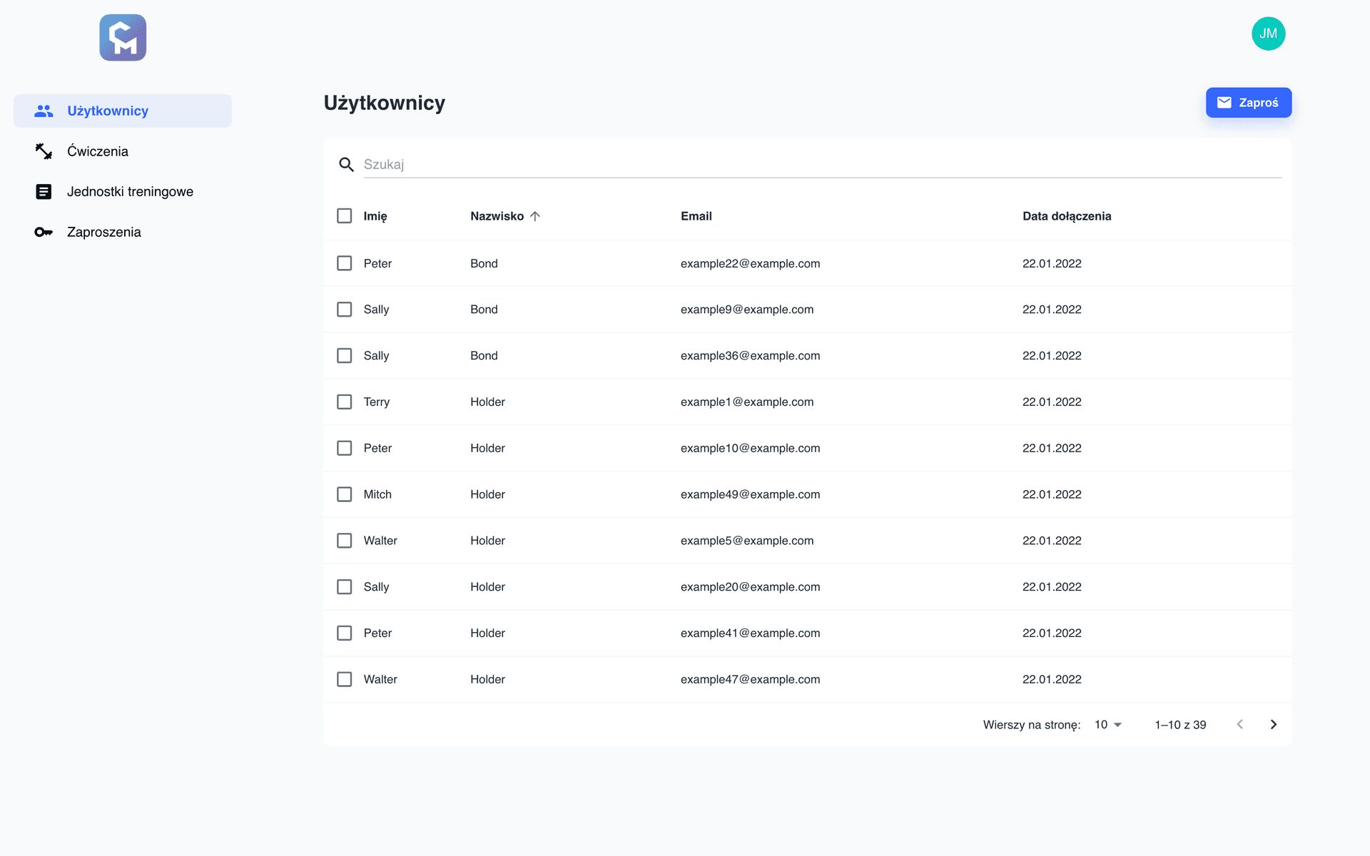 Panel demo